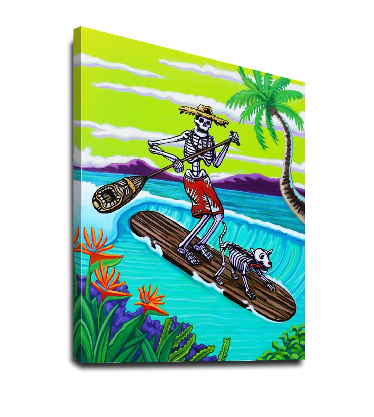 Paddleboarder with Dog