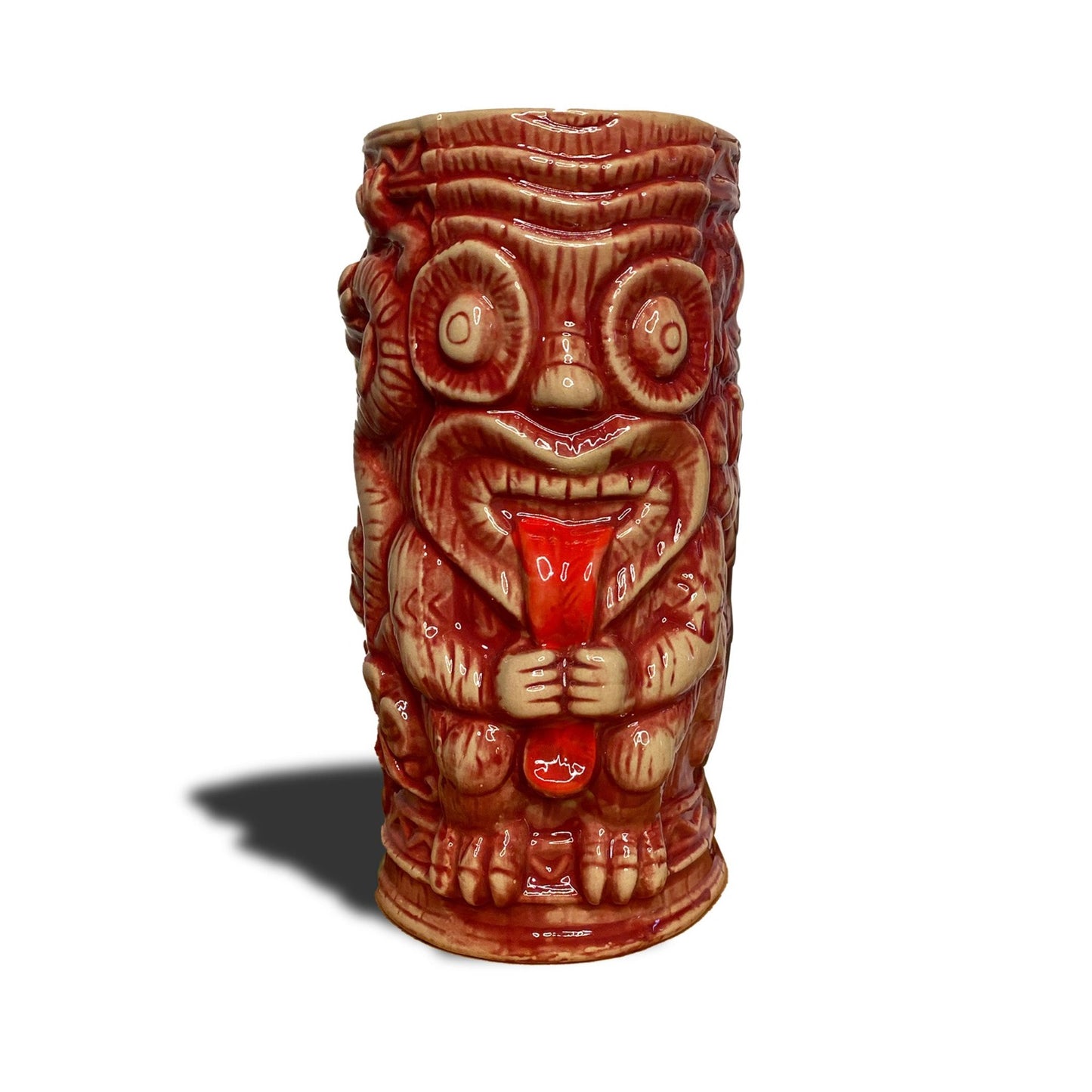 Son of Kaan Tiki Mug Bone Red