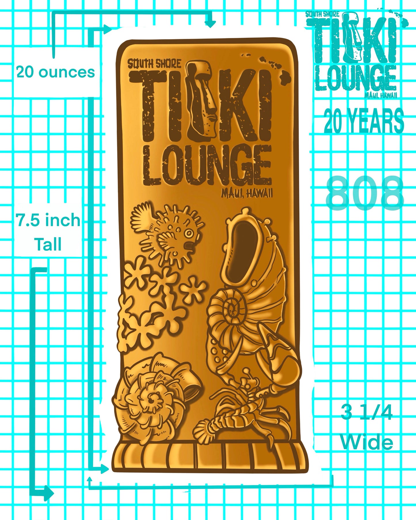 PRE ORDER (South Shore Tiki Lounge Mug)