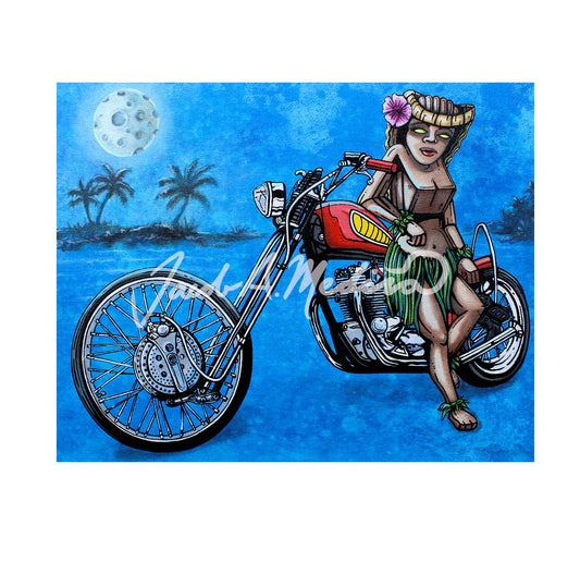 Tiki Biker Girl