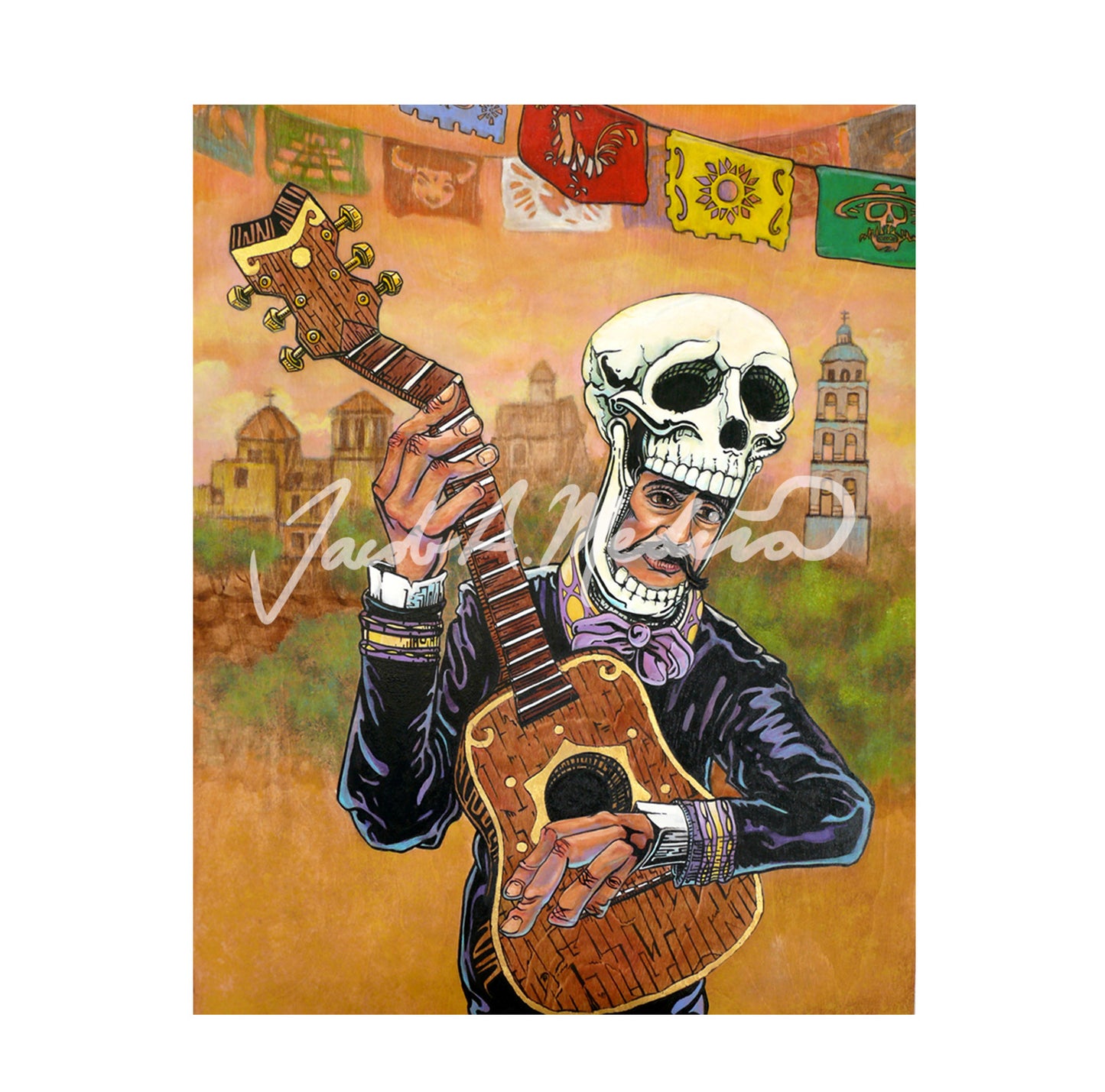 Day of the Dead Guitar Player